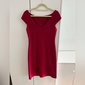 BCBGMaxAzria Red Bodycon Cocktail Dress, 8